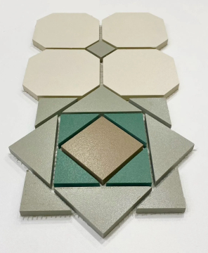 Керамогранит Лили Фон Микс 2 (01/02/29/05) MR 350х173 Metlaha