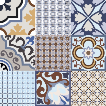 Керамогранит Logos Azul Satin 58x58 El Molino