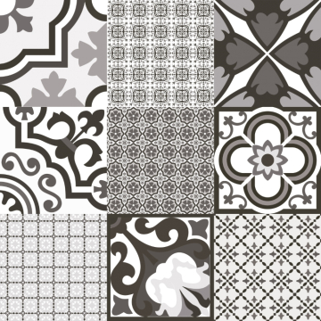 Керамогранит Logos Negro Satin 58x58 El Molino