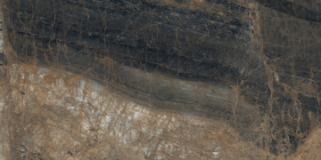 Керамогранит Lunar Marron коричневый матовый+гл.чернила 80х160 Laparet