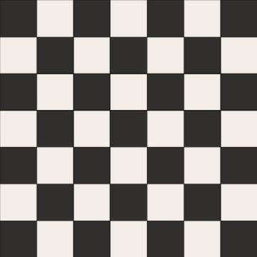 Керамогранит М6302/7102 Квадрат черный / Квадрат белый на сетке 330х330 Metlah.Store