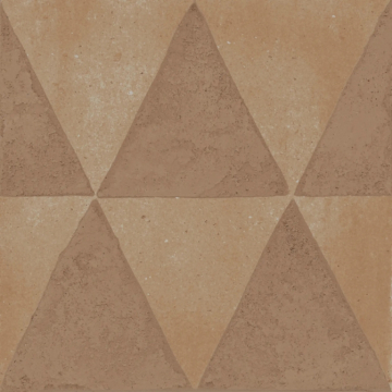 Керамогранит MH0V ArtCraft Coccio Decoro Triangoli 20x20 MARAZZI Italy