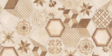 Керамогранит Mix Decori Esagonо Vers. C 25х21,6 Marca Corona