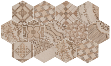 Керамогранит MM7Y Clays Decoro 21*18.2 MARAZZI Italy