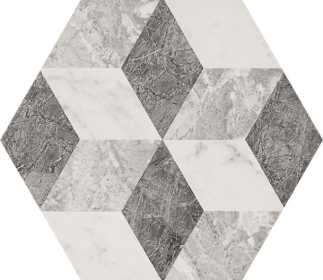 Керамогранит MMMP Allmarble Altissimo Decoro 21x18.2 MARAZZI Italy