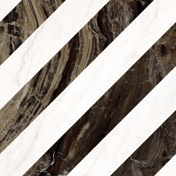 Керамогранит MMRC Allmarble Decoro Lasa-Raffaello-Frappuccino Lux 60x60 MARAZZI Italy