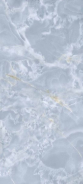 Керамогранит MN433BP261206 Onyx Blue Polished 6mm 120x260 Moreroom Stone