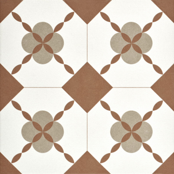 Керамогранит Monotone Peach Decor Matt 20x20 Motto