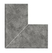 Керамогранит Наружный угол 90° Pool Garden Anthracite Flat Handle 25x25 Serapool