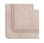 Керамогранит Наружный угол закругленный Pool Garden Beige Handle 25x25 Serapool