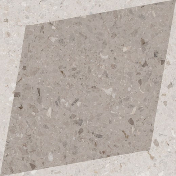 Керамогранит Natural Drops Rhombus Decor Taupe 18,5x18,5 WOW