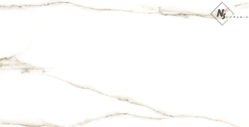 Керамогранит NSC1272 Белый глянцевый 60x120 NS Ceramic