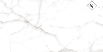 Керамогранит NSC1276 Белый глянцевый 60x120 NS Ceramic