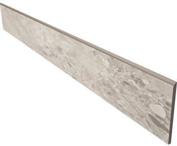 Керамогранит OM01 Плинтус Oceanmist Light Grey полированный 7x60 Ametis by Estima