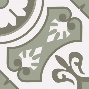 Керамогранит Пальмира зеленый 20x20 Smile Tile