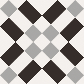 Керамогранит PBW02 patchwork black&white 02 20x20 Sant Agostino