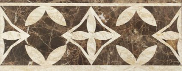 Керамогранит PJD-SDPH107 107 Waterjet Border (Clover) 600x240 Marmocer