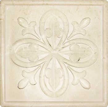 Керамогранит PJF-DH008-BJHG 08 Carving Super Ivory Country 14.9x14.9 Marmocer