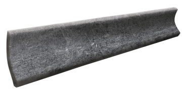 Керамогранит Плинтус радиальный Marble 441 Ceniza R9 r30 42х330 Kerastep