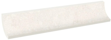 Керамогранит Плинтус радиальный Stone 531 White R9 r30 77х665 Kerastep