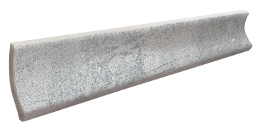 Керамогранит Плинтус радиальный Urban 371 Silver R9 r30 40х330 Kerastep