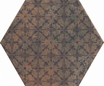 Керамогранит Pompeia Decor Marron 20х24 Monopole Ceramica