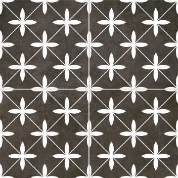 Керамогранит Poole Black 44,5x44,5 Dualgres