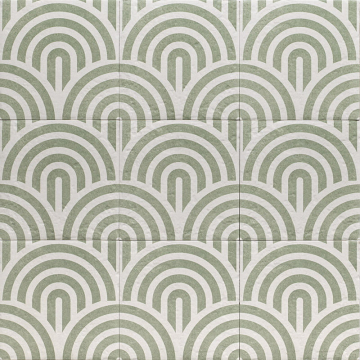 Керамогранит PT03848 Decor Green Three 20x20 Mainzu