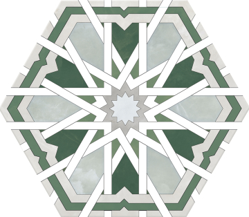 Керамогранит Radiant Green 20x24 Monopole Ceramica
