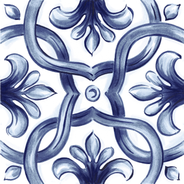 Керамогранит RC8H Amuri Decoro Maiolica Tappeto 2 Glossy RT 20х20 Ragno Marazzi