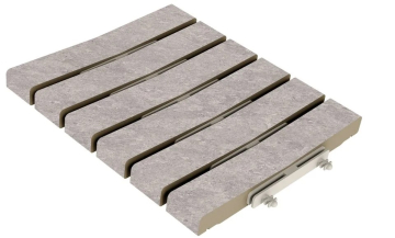 Керамогранит Решетка перелива Stone 558 Pearl R11/C 245х300х30 Kerastep