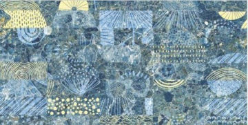 Керамогранит ROCKSTONE AZURE DECOR 60х120 Bluezone