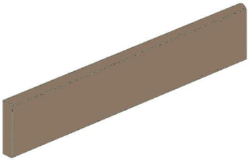 Керамогранит Rodapie Kalawao Nube 9.4x59.3 VIVES