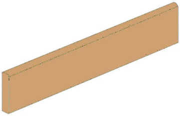 Керамогранит Rodapie Nordland Beige 9.4x60 VIVES
