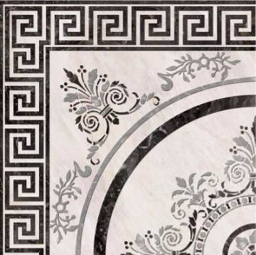 Керамогранит Roseton Nero 4 45x45 Absolut Keramika