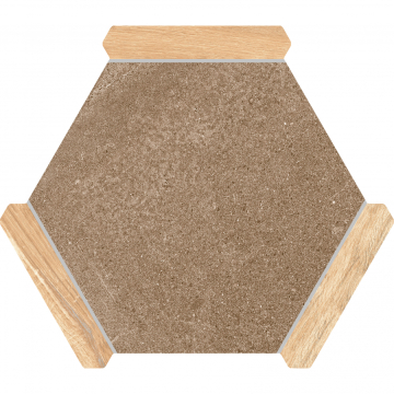 Керамогранит Sacramento Marron Pino 22x25 Monopole Ceramica