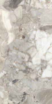 Керамогранит SH1001-G Aragonite White Shape+Glue Art 60x120 Creanza