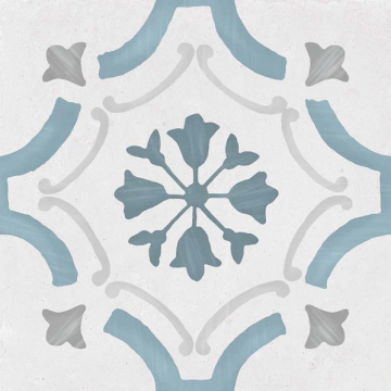 Керамогранит Sirocco Blue Ornate 22,3x22,3 Harmony