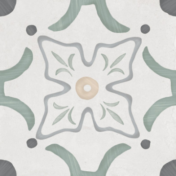Керамогранит Sirocco Green Flower 22,3x22,3 Harmony