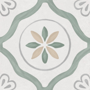 Керамогранит Sirocco Green Petals 22,3x22,3 Harmony