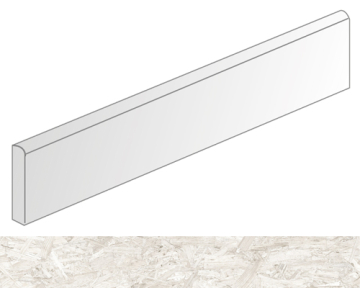 Керамогранит Strand-R rodapie Blanco 59.3x9.4 VIVES