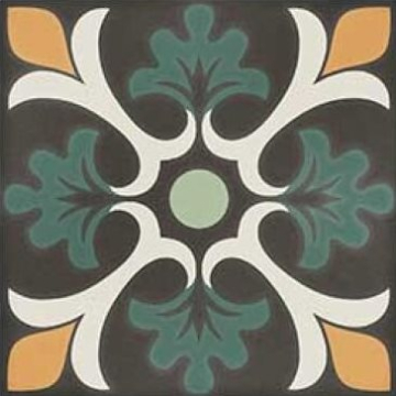 Керамогранит SYNC CLOVER GREEN 15x15 DNA Tiles