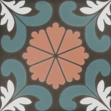 Керамогранит SYNC FLOWER BLUE 15x15 DNA Tiles