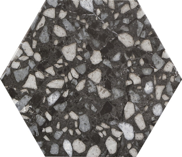 Керамогранит TERAZZO BLACK 23X27 Durstone