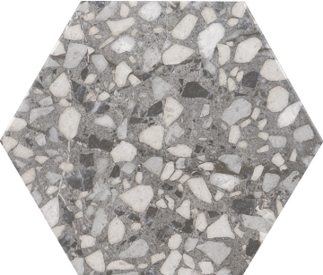 Керамогранит TERAZZO GREY 23X27 Durstone