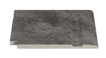Керамогранит Угол фарфорового поручня наружный Pool Garden Anthracite 30x30 Serapool