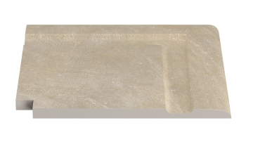 Керамогранит Угол фарфорового поручня наружный Pool Garden Beige 30x30 Serapool