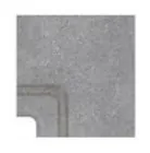 Керамогранит Угол фарфорового поручня внутренний Cement Grey 30x30 Serapool