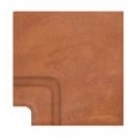 Керамогранит Угол фарфорового поручня внутренний Cotto 25x25 Serapool