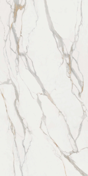 Керамогранит UJ35 MB06 Calacatta Oro B Satin 6mm 160x320 Infinity
